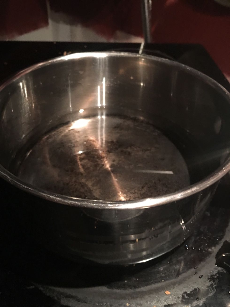 Pour 2 cups of water into the pot