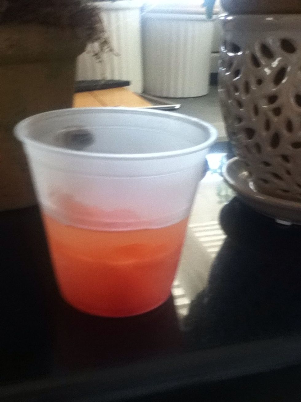 Pour a little bit in.