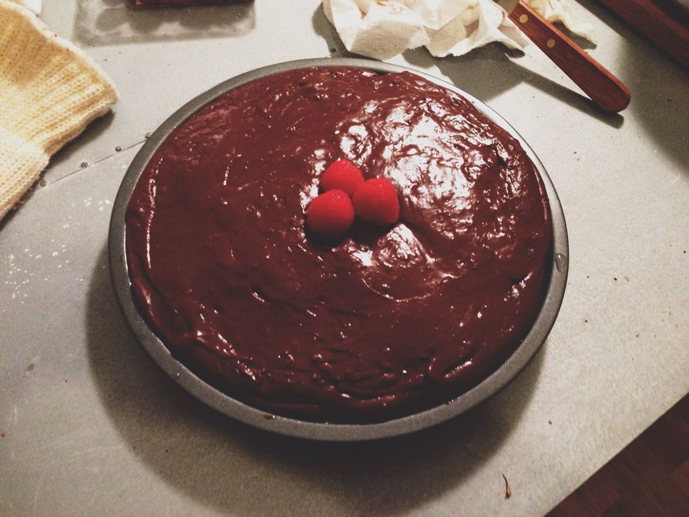 Pour filling over raspberries until level with the top edge of the crust (you may not use all the filling). Chill until set, at least 2 hours and up to 1 day.