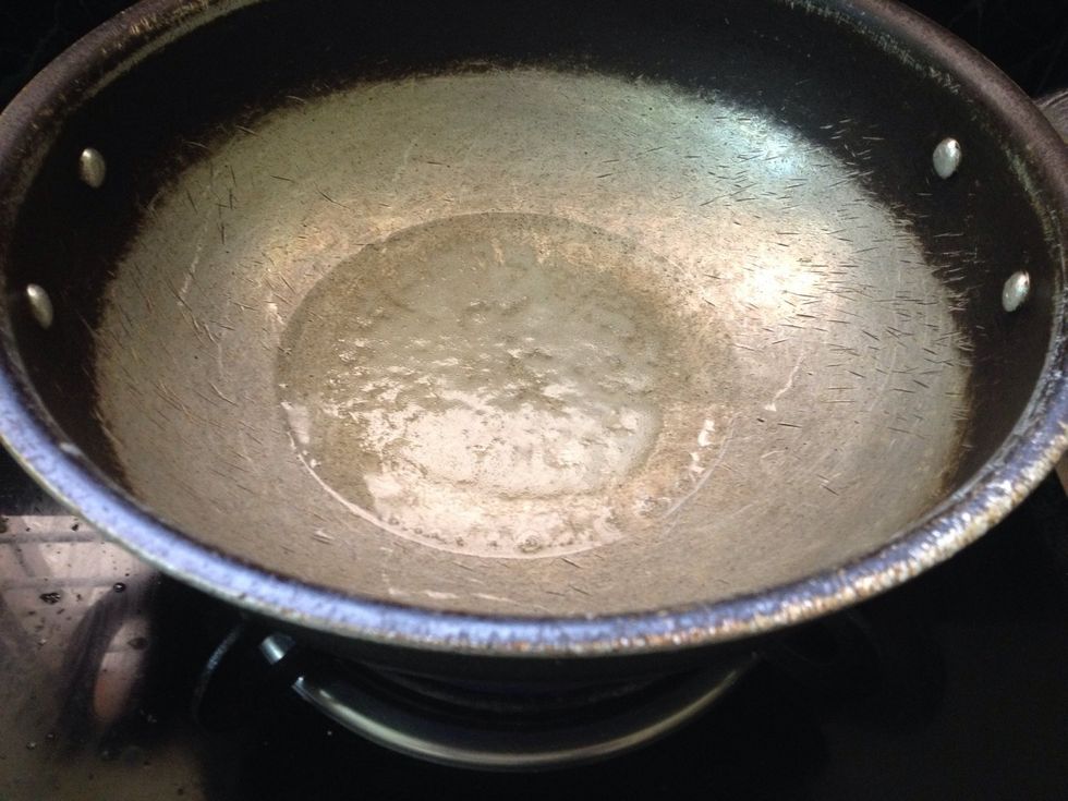 Pour ghee...