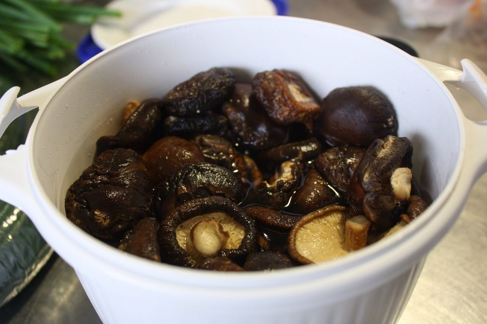 Pour hot water to (any kind of) dried mushroom, wait till they bloom like the fresh one.