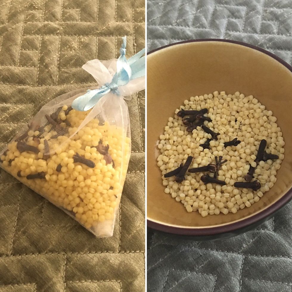 Pour in a shallow bowl for your room or a small organza bag for your car. Stir as needed to bring out the fresh scent. Enjoy!!!