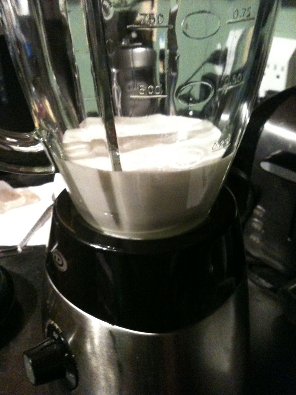Pour in blender