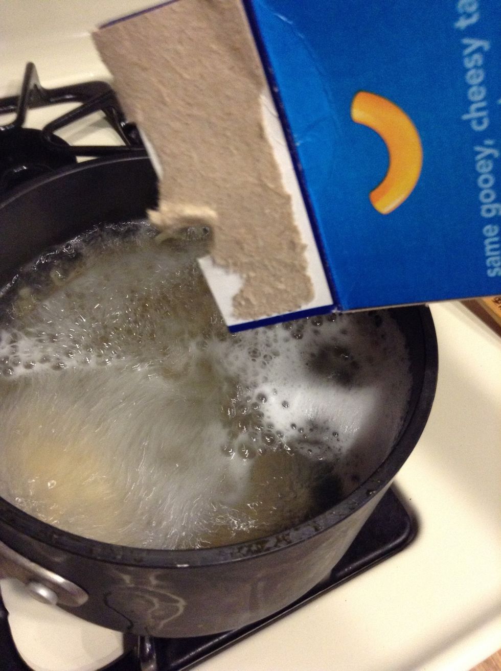 Pour in noodles