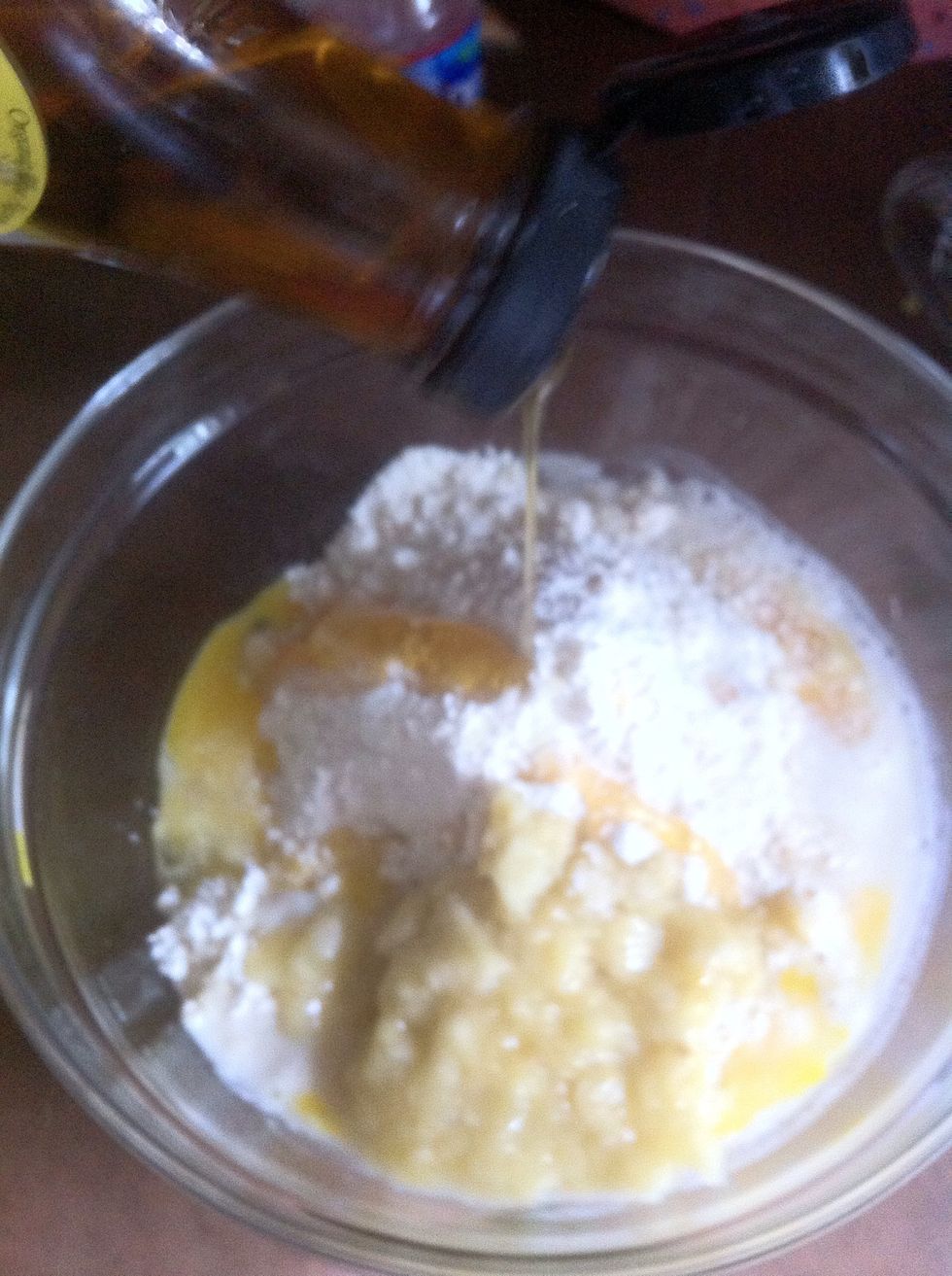 Pour in secret ingredient.