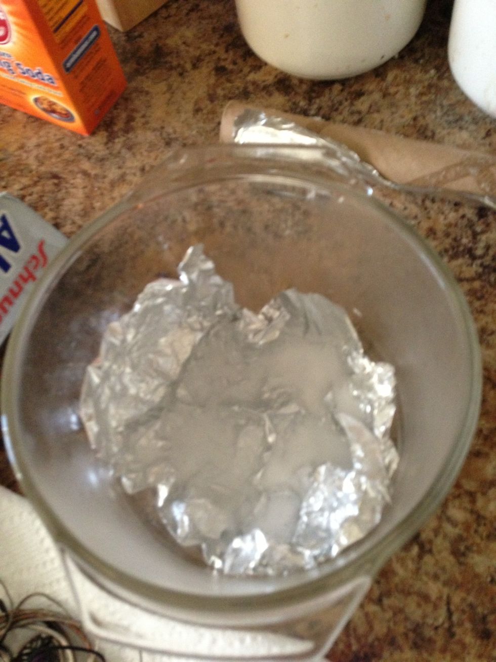 Pour in some baking soda
