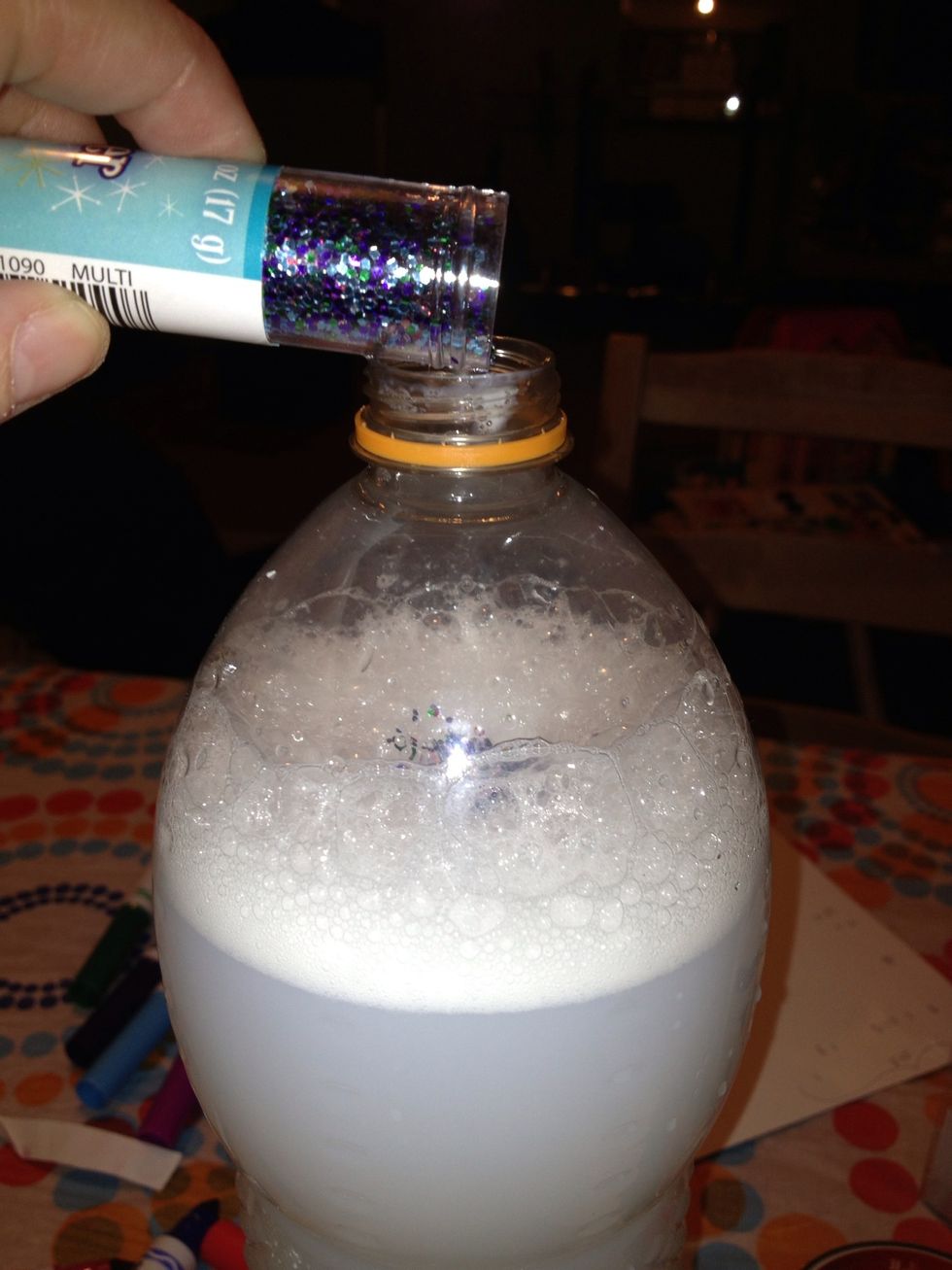 Pour in the glitter...