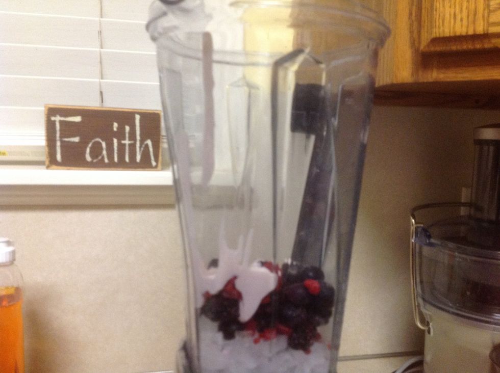 Pour in your Chobani yogurt.