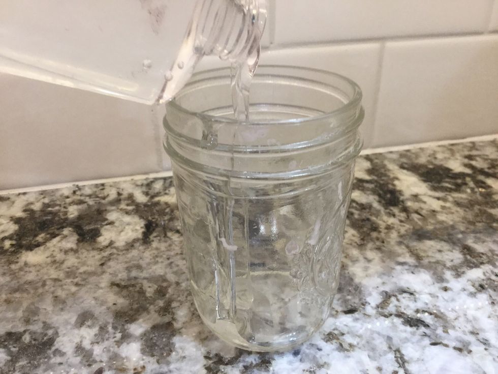 Pour in your glue into the container \ud83d\ude42