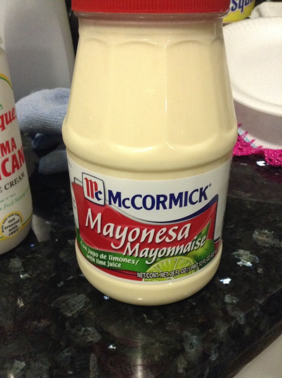 Pour into bowl and add two tbs