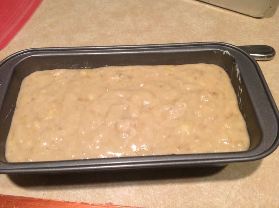 Pour into Pan