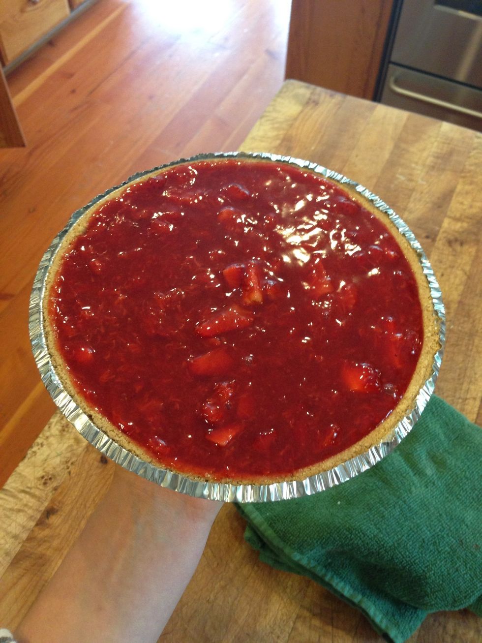 Pour into pie crust. Chill for 4-24 hours!