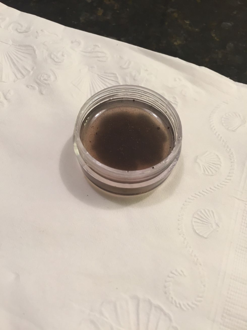 Pour into small container