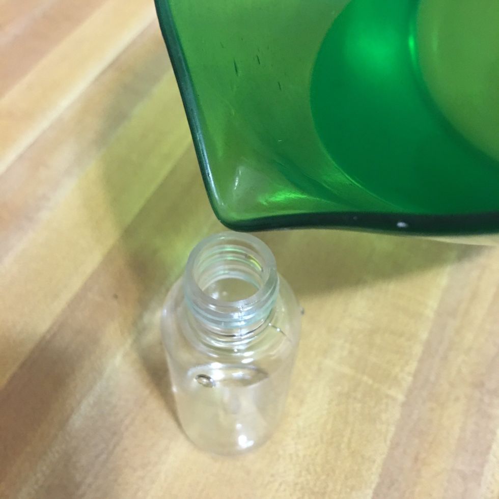 Pour into spray bottles.