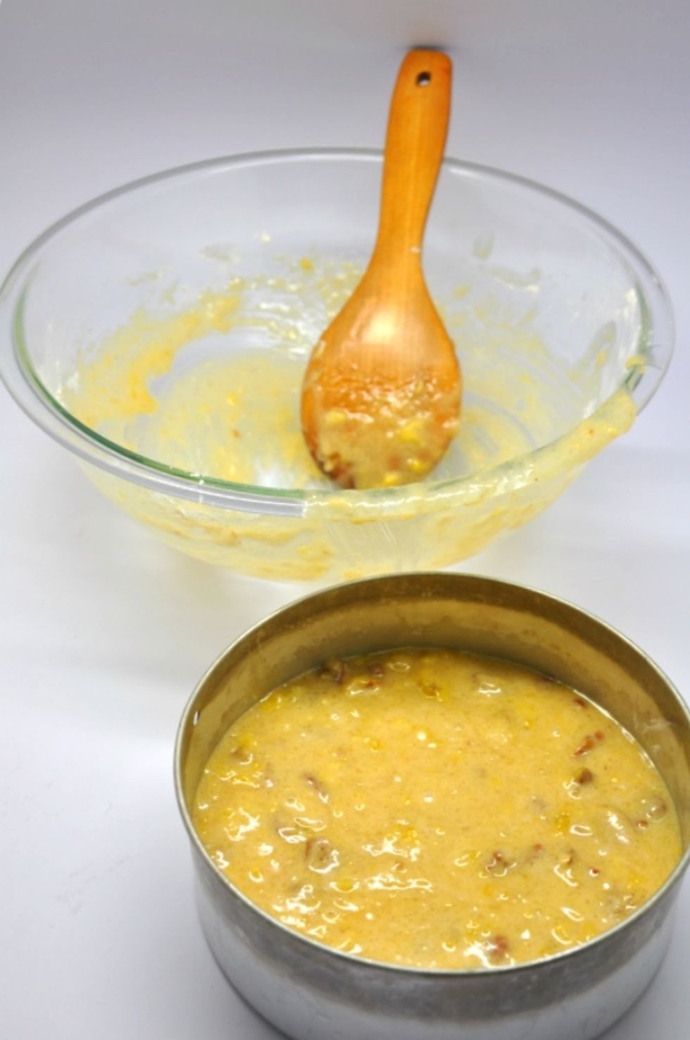 Pour into your greased & baking paper lined baking pan, and bake for 35-40 minutes. I actually halved the recipe and used a small pan. If you use a regular one, do it in 2 batches, 30-40 mins each.