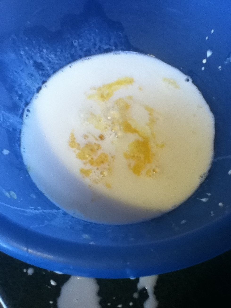 Pour it in the bowl