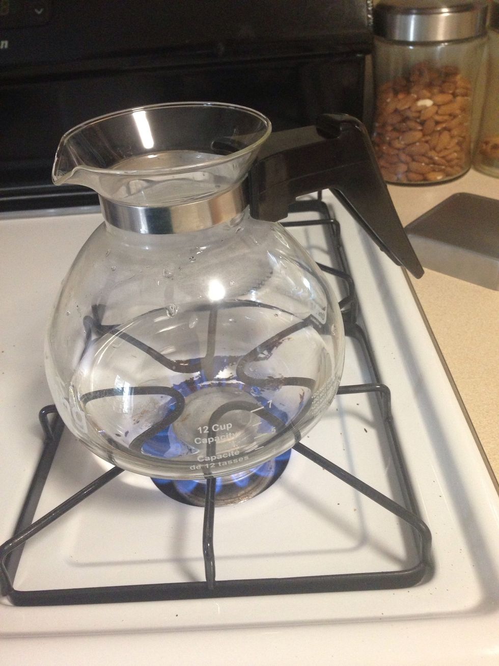 Pour it in your kettle and Heat it at high