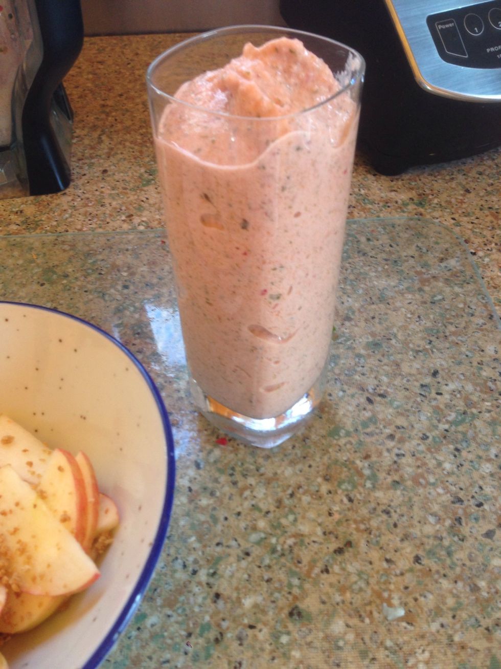 pour it into a glass and TA DA! yum\ud83d\ude0d