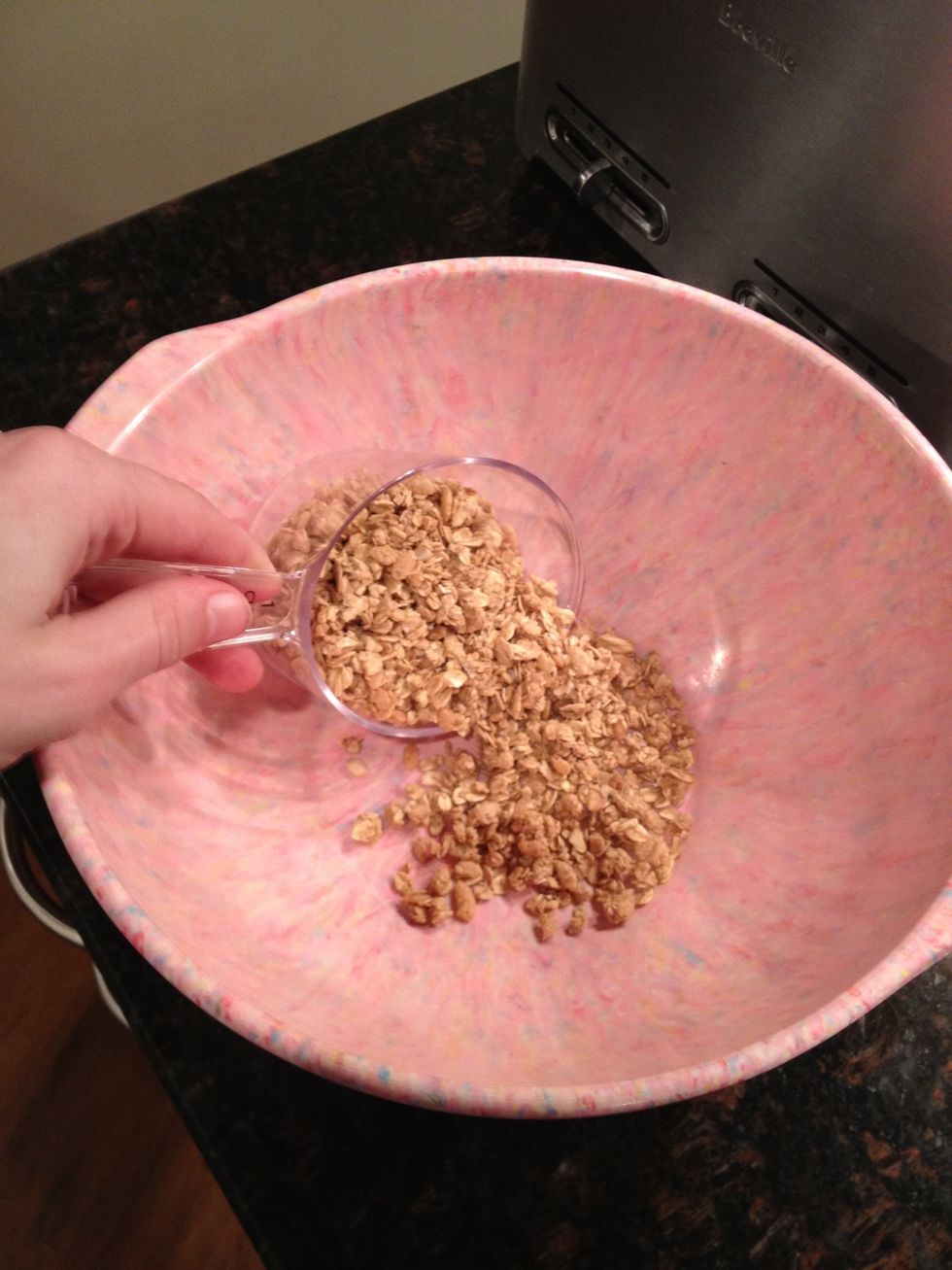 Pour it into the bowl