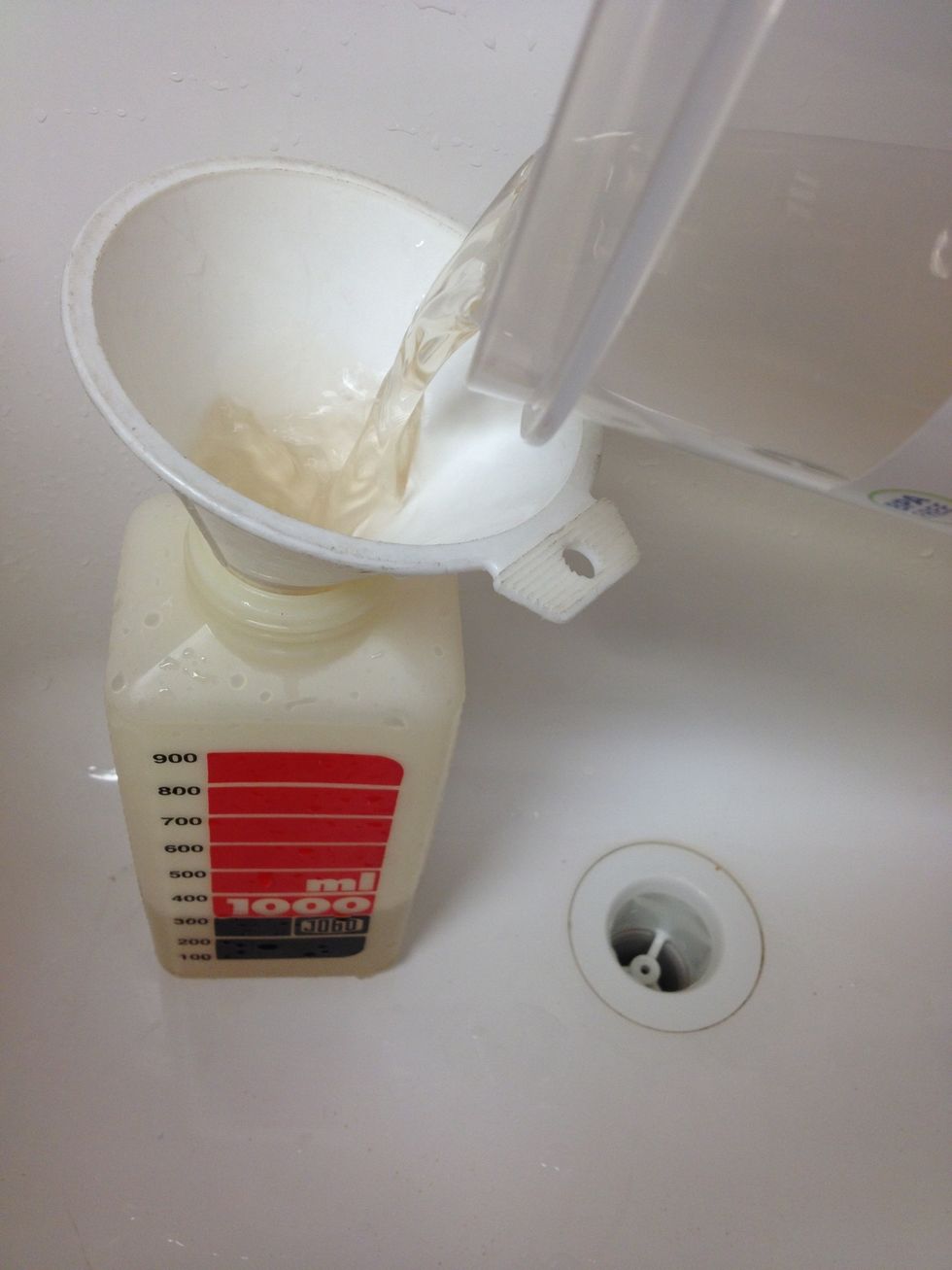 Pour mixed developer into the Jobo bottle you previously labeled developer.