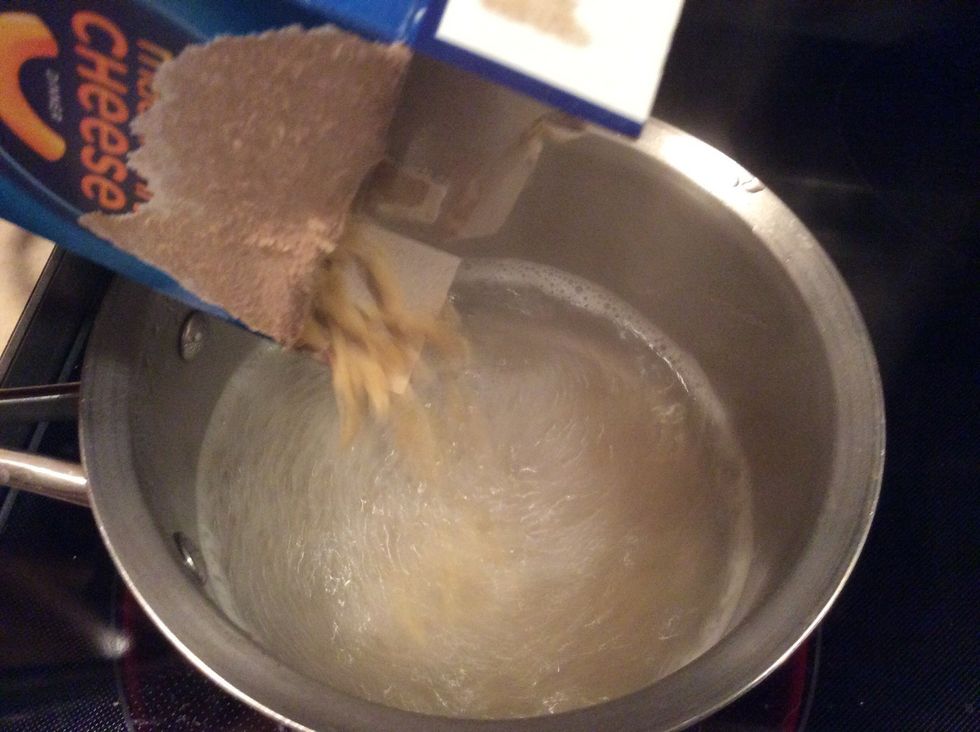 Pour noodles into boiling water and simmer for 6-8 minutes.