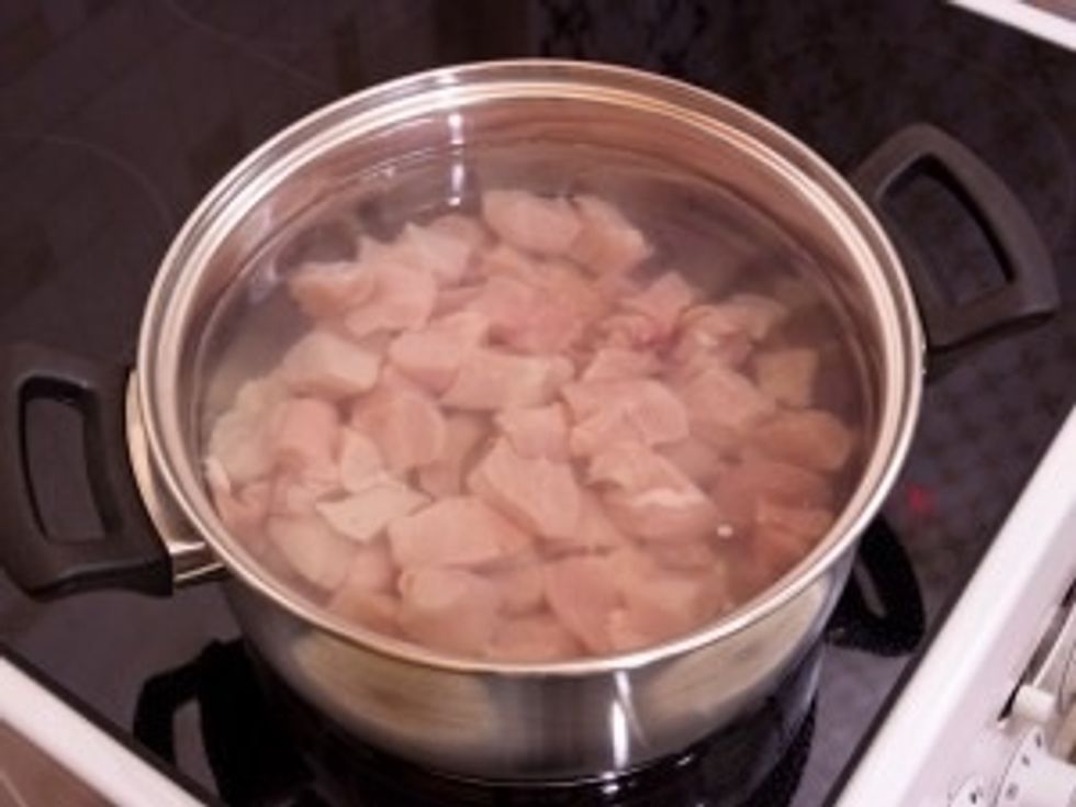 Pour of water , simmer until cooked(I cooked for 20 min after boiling to remove the foam)