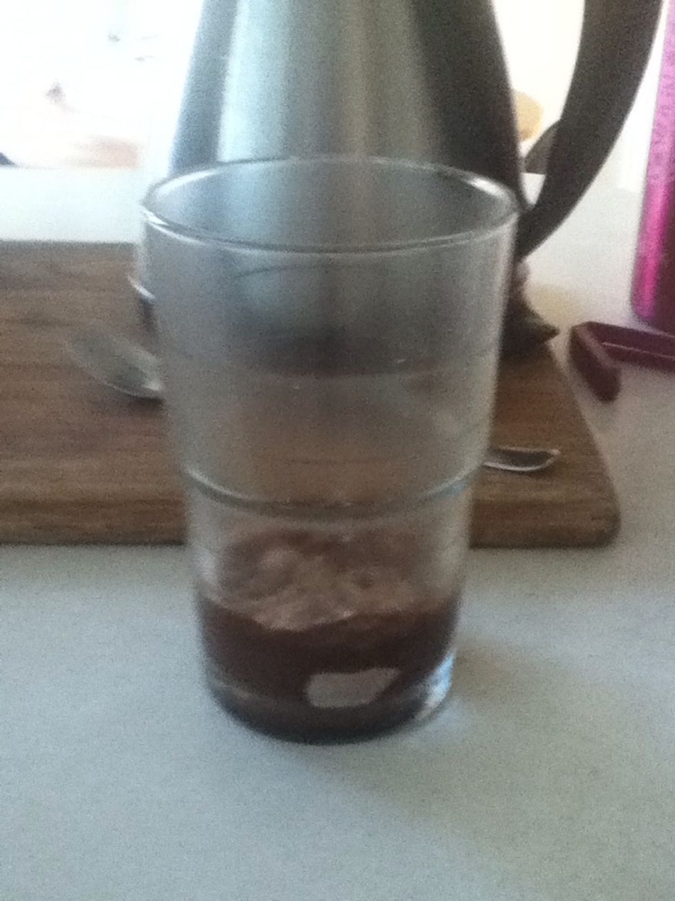 Pour only a tiny bit in a mix