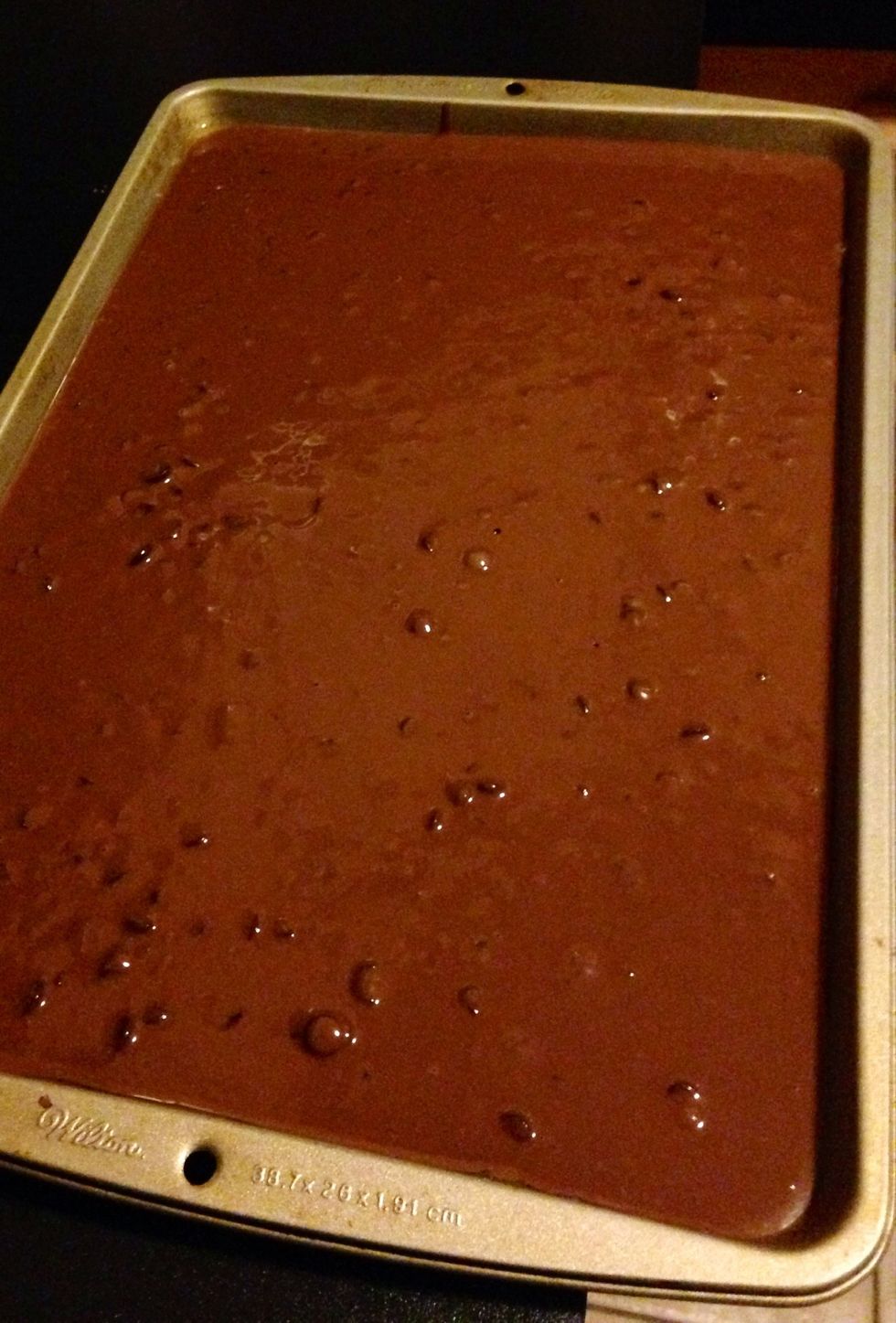 Pour onto desired container and bake for 15 minutes