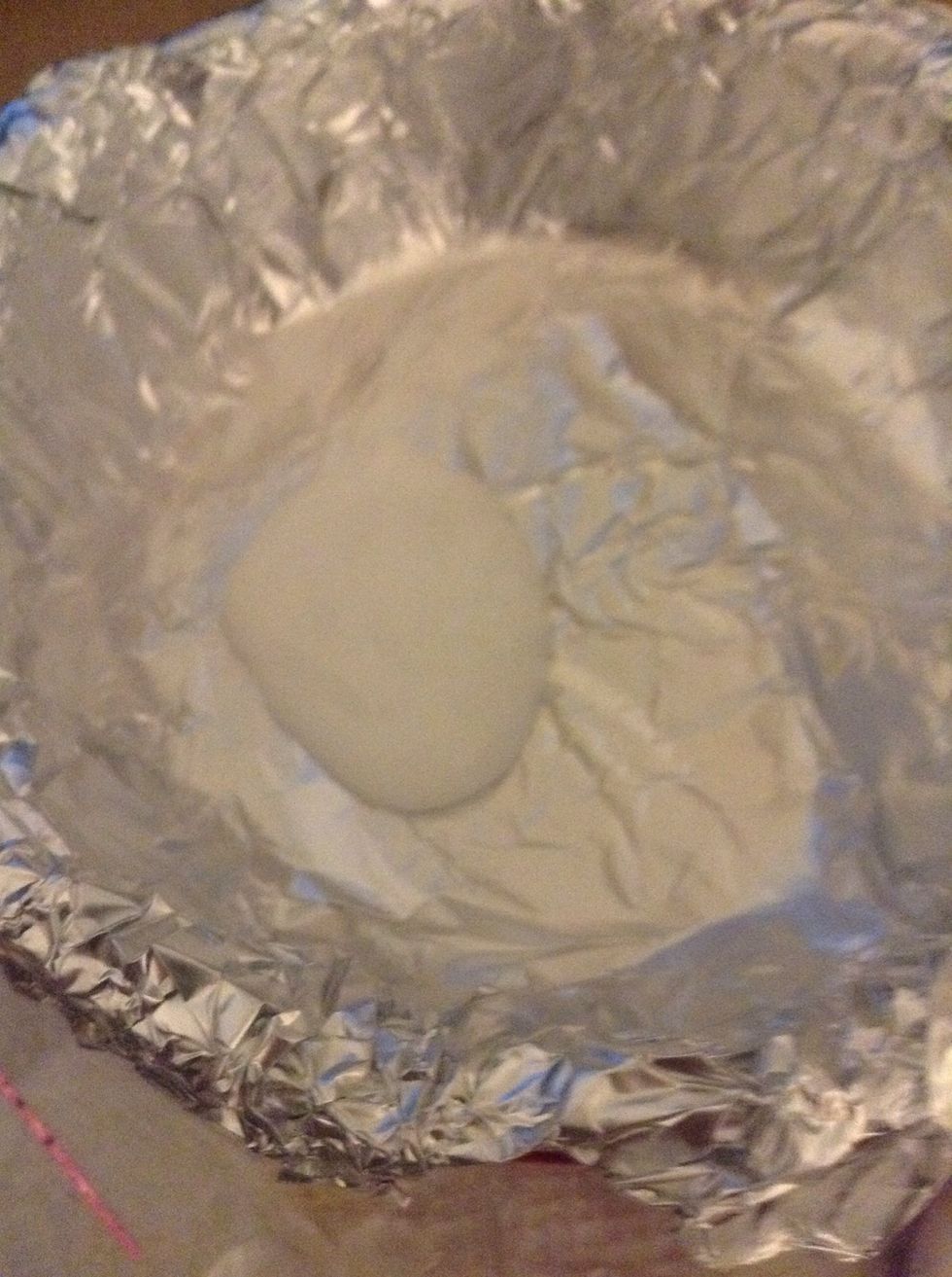 Pour out a blob of mod Podge.