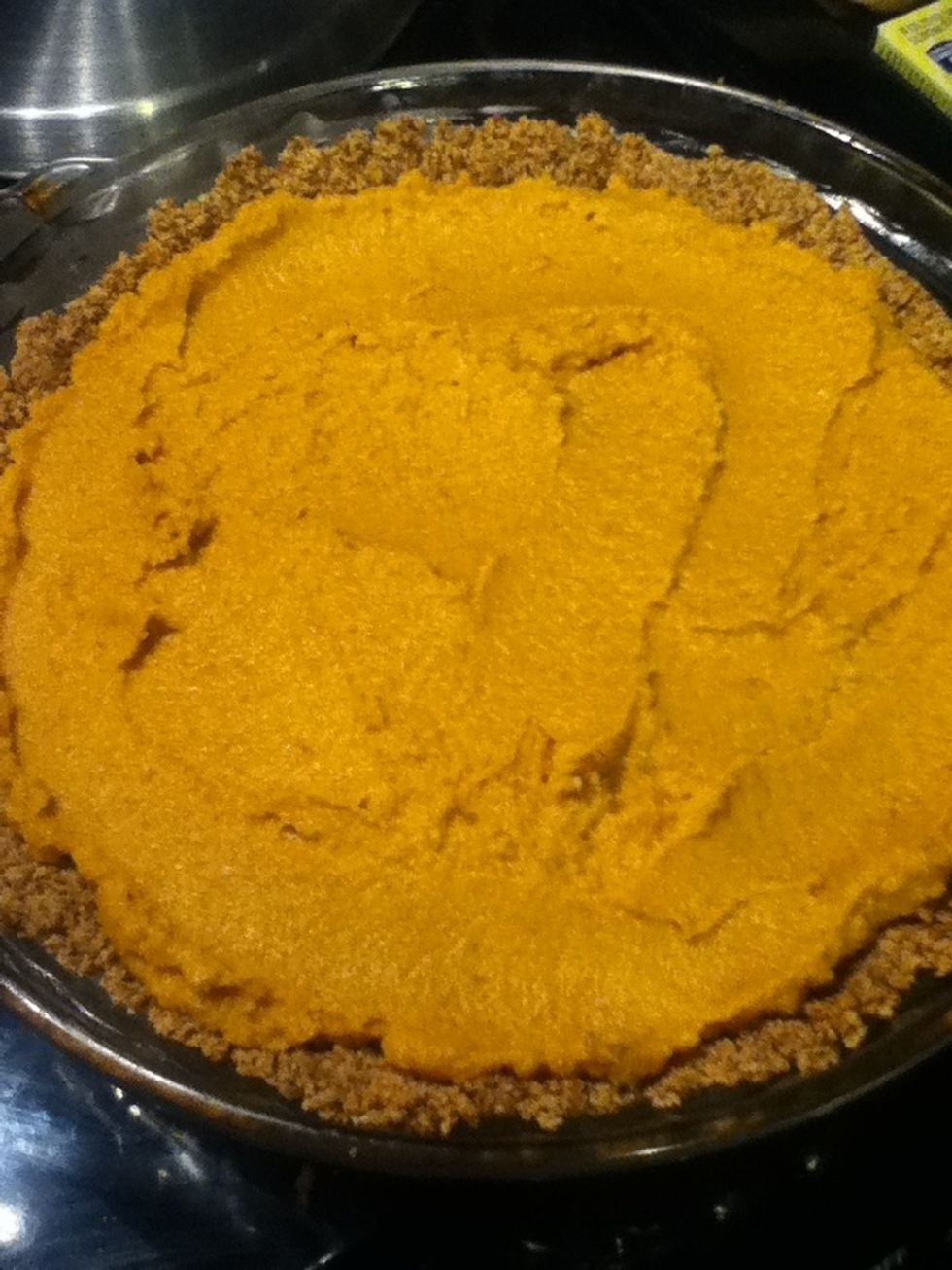 Pour over crust mixture & bake at 425 for 45 minutes