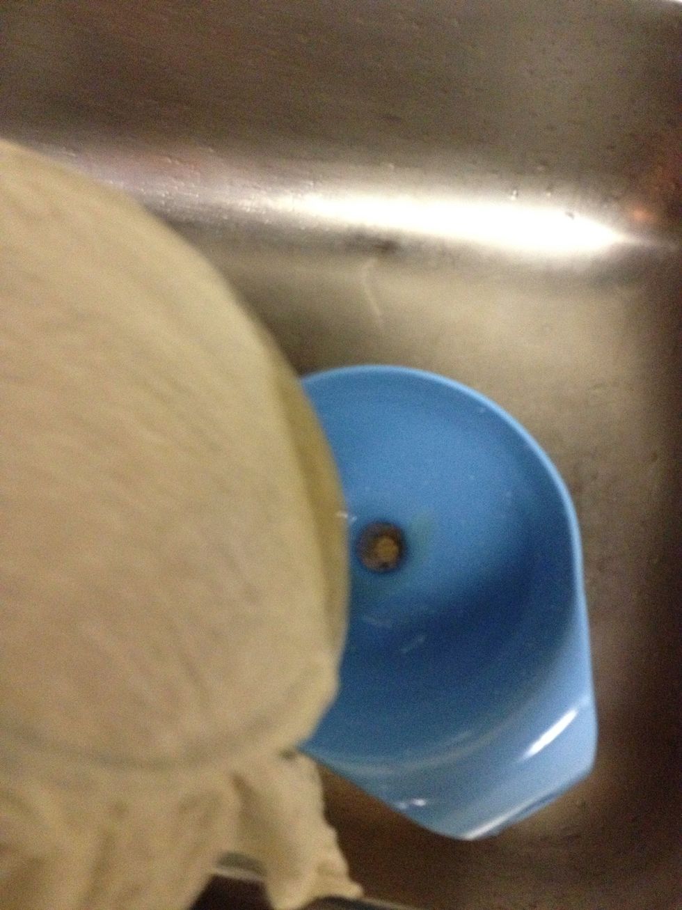 Pour slowly. You want to fill your secondary containers slowly to avoid losing all that great carbonation.