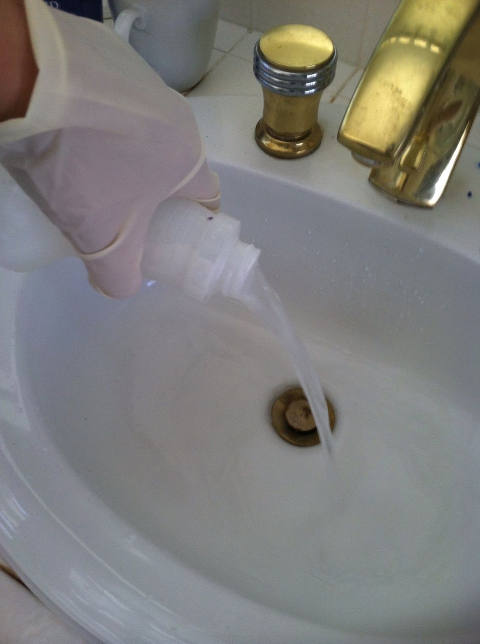 Pour solution. You're done with it!