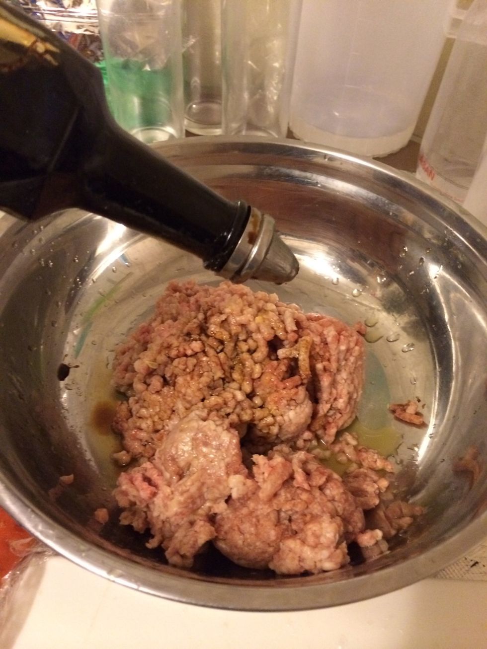 Pour some sou sauce or toyo as we call it