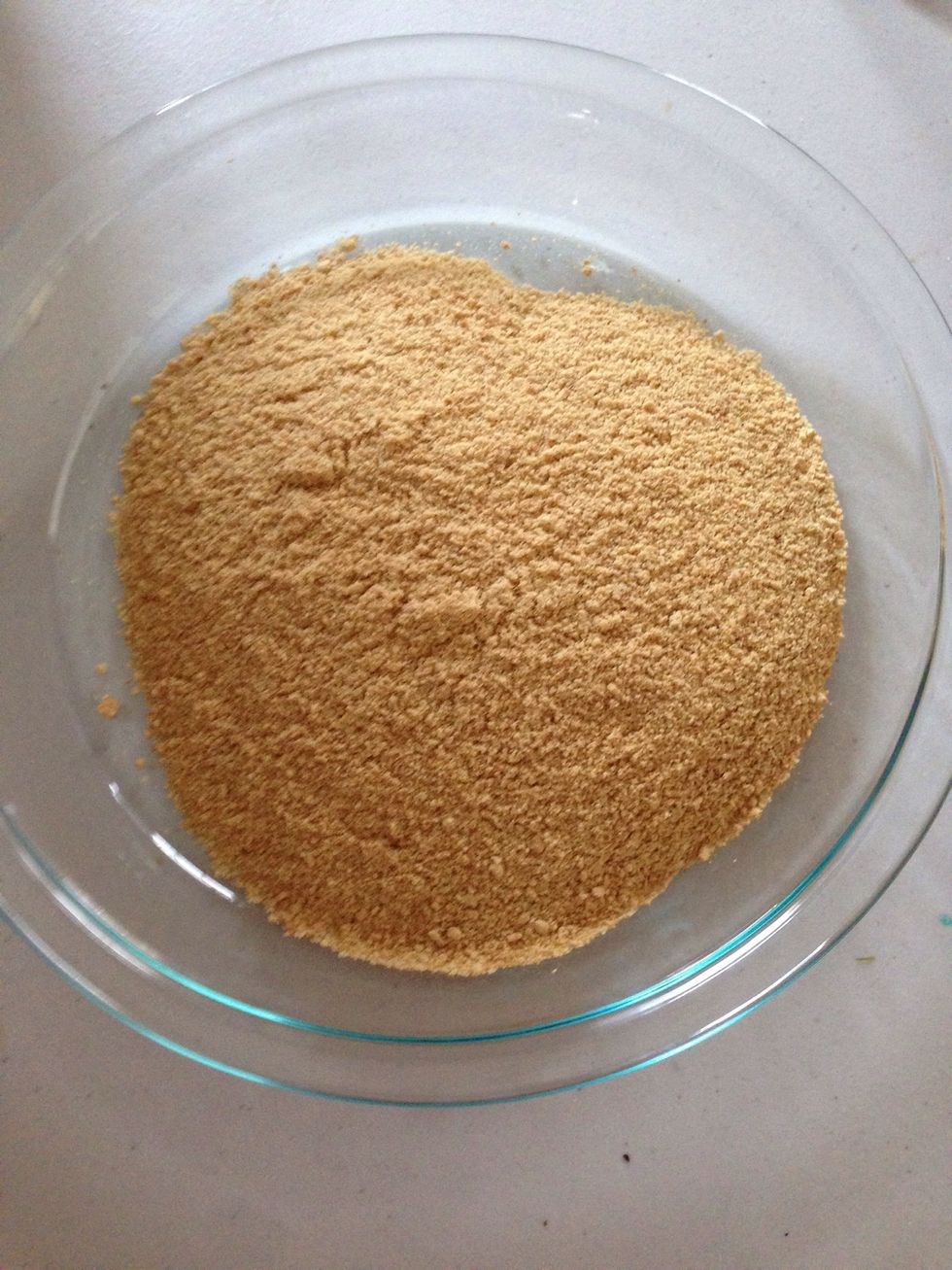Pour the entire package of #1 in your pan. It should look like this.