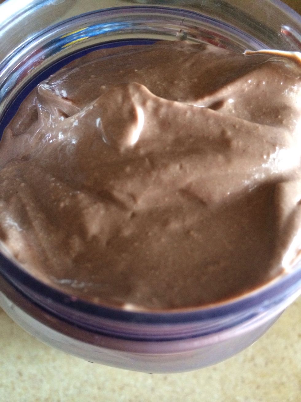 Pour the mixture in a container and refrigerate for 2-4hours.