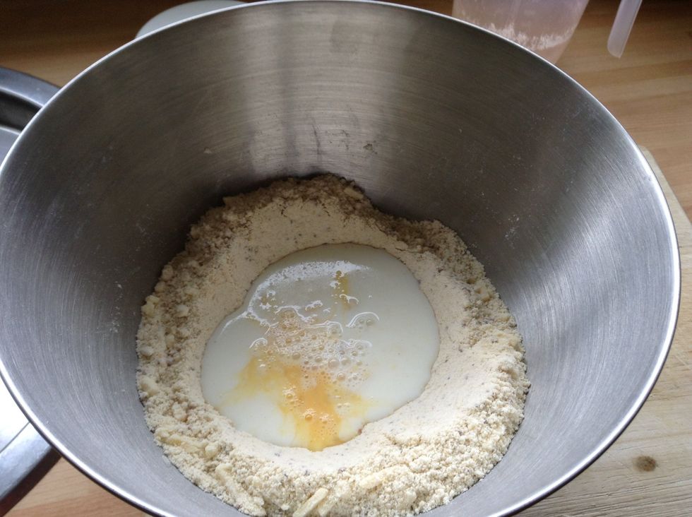 Pour them in the mix