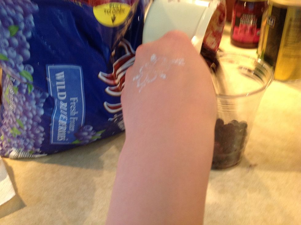 Pour them into your plastic cup