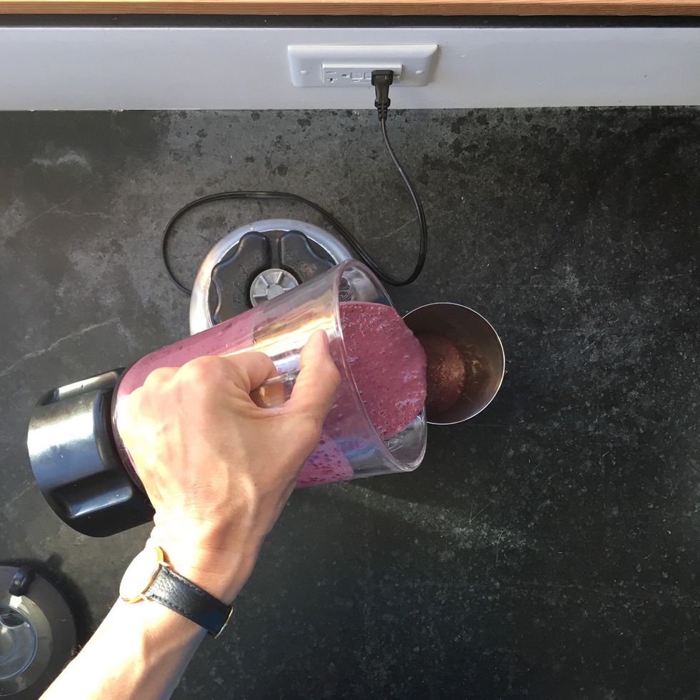 Pour. This is about when my mouth starts watering.