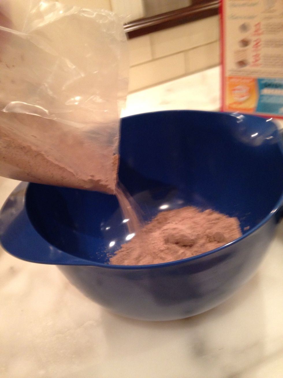 Pour your mix into the bowl