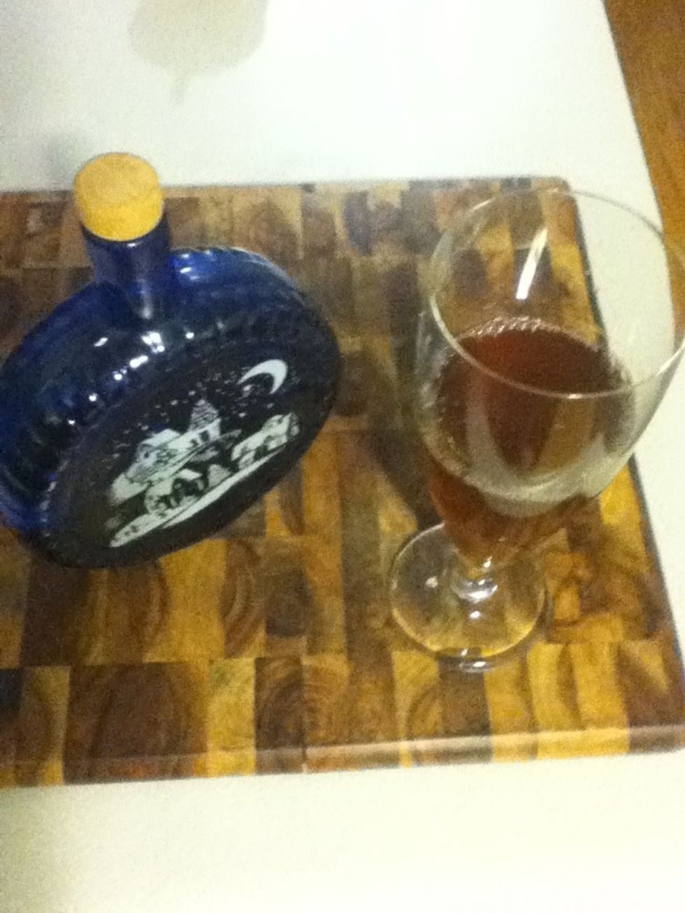 Pour yourself a stiff drink! Here's another home run: mead. You'll soon find out why I have mead in the house tonight. Quaff some, then shout hail to your medieval ancestors!