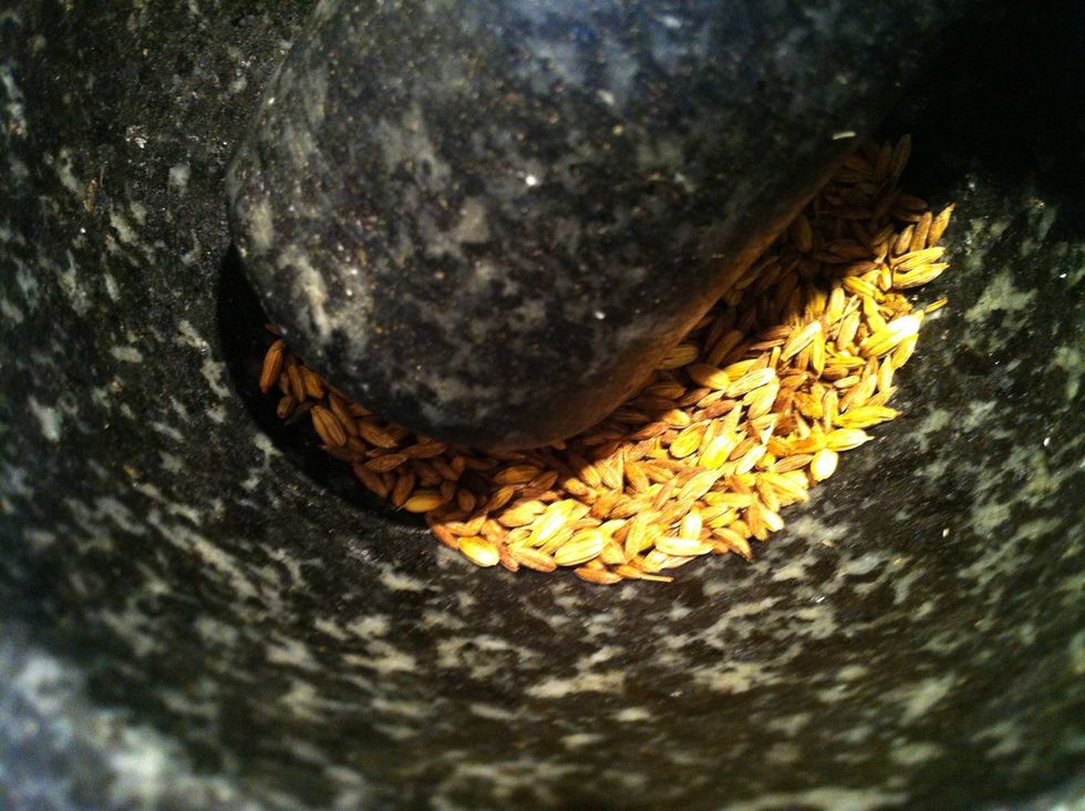 Powder it using a mortar & pestle