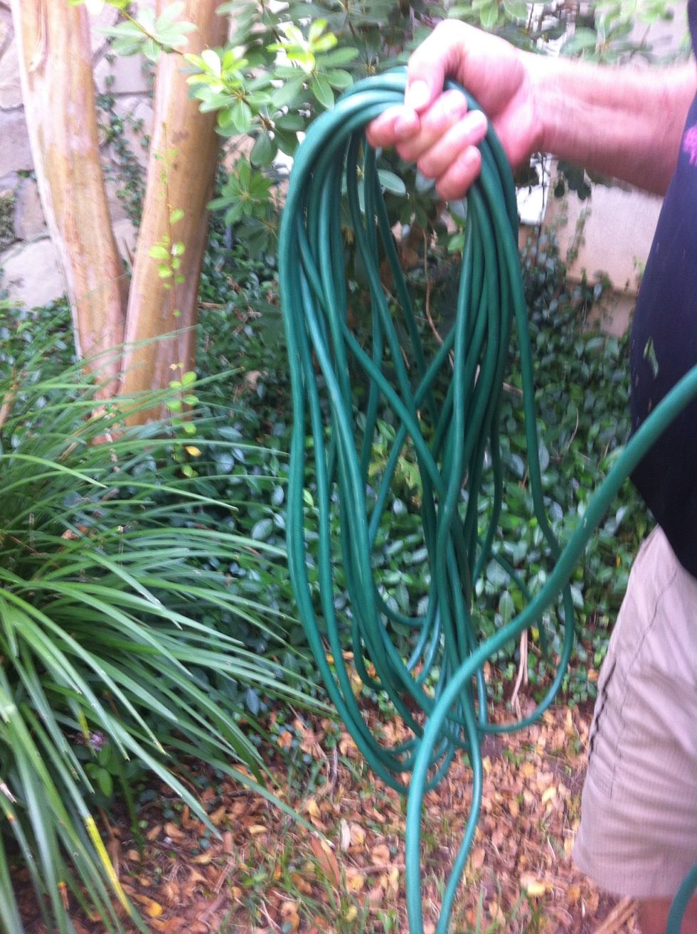 POWER: Coheres  a loved one out of his favorite power tool extension cord.