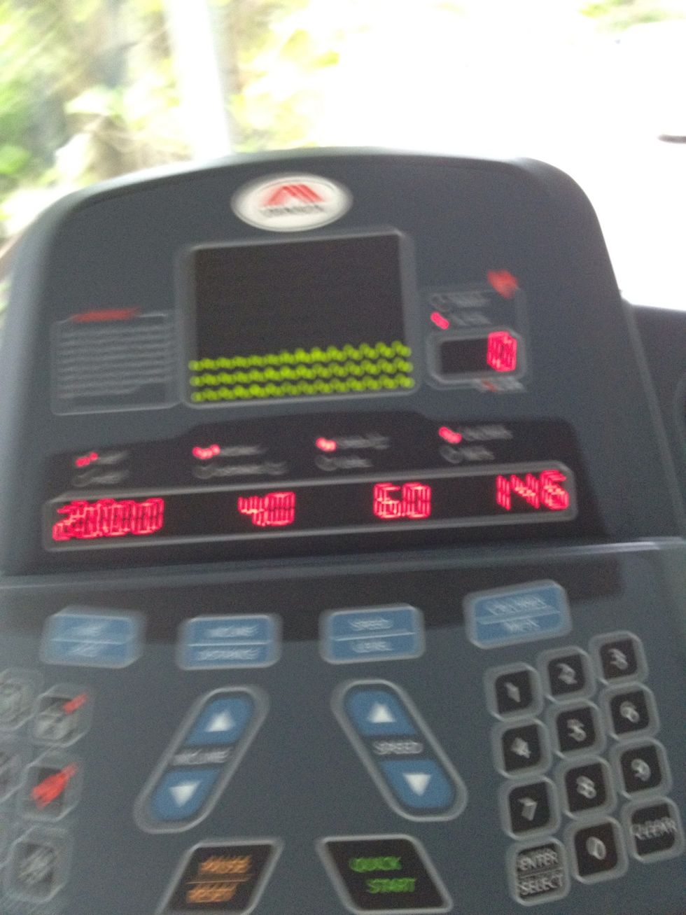 Power walk for 20 mins