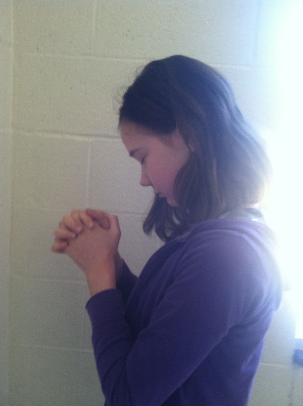 Pray! Set aside time for meaningful prayer. You can pray about any thing and everything no matter how big or how small.