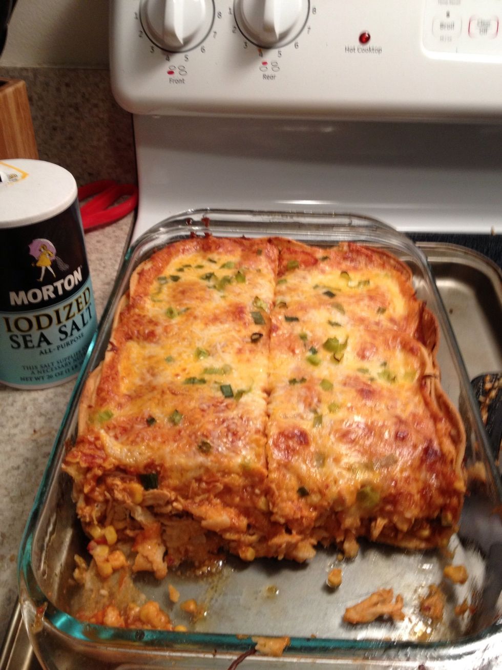 Pre cut with a knife and serve