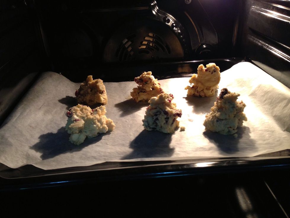 Pre heat oven 180 deg Celsius. Bake the cookies for 12 minutes.. Let it cool before serving