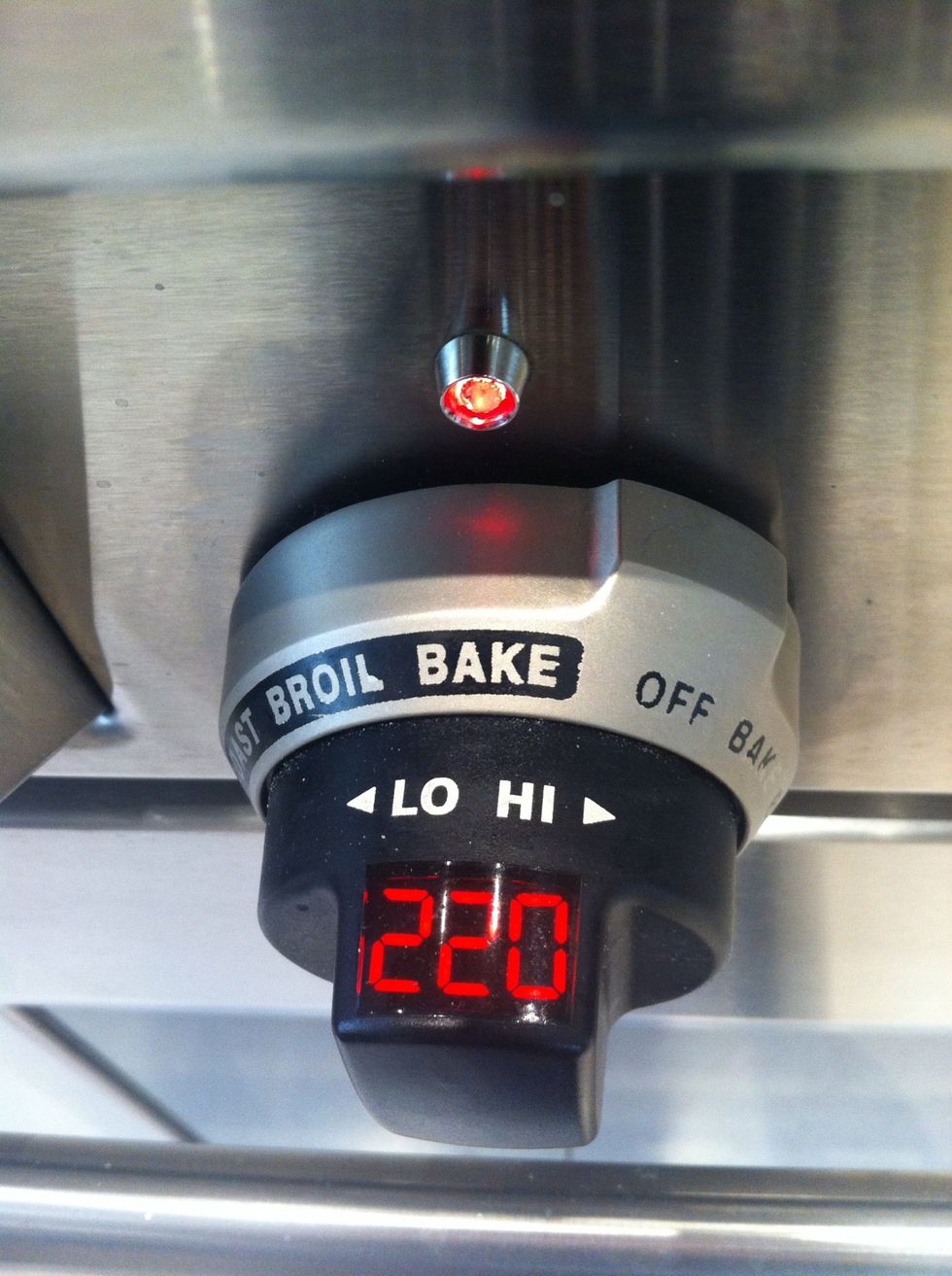 Pre heat oven to 220c.
