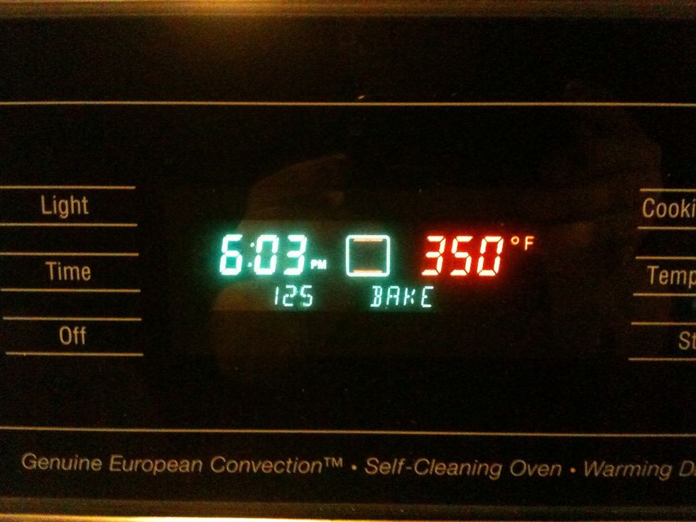 Pre heat oven to 350* F.