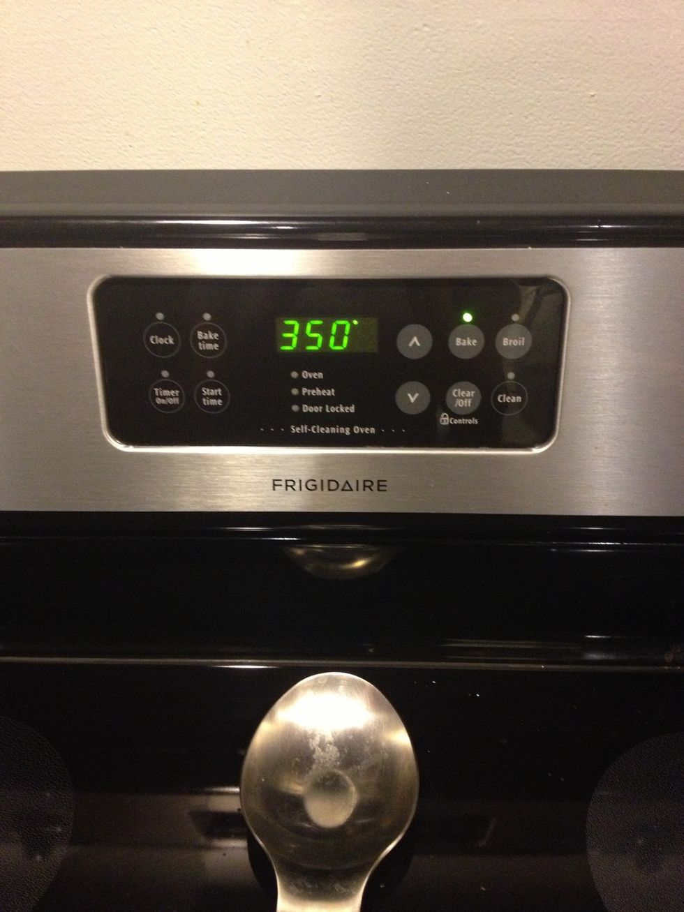 Pre heat oven to 350