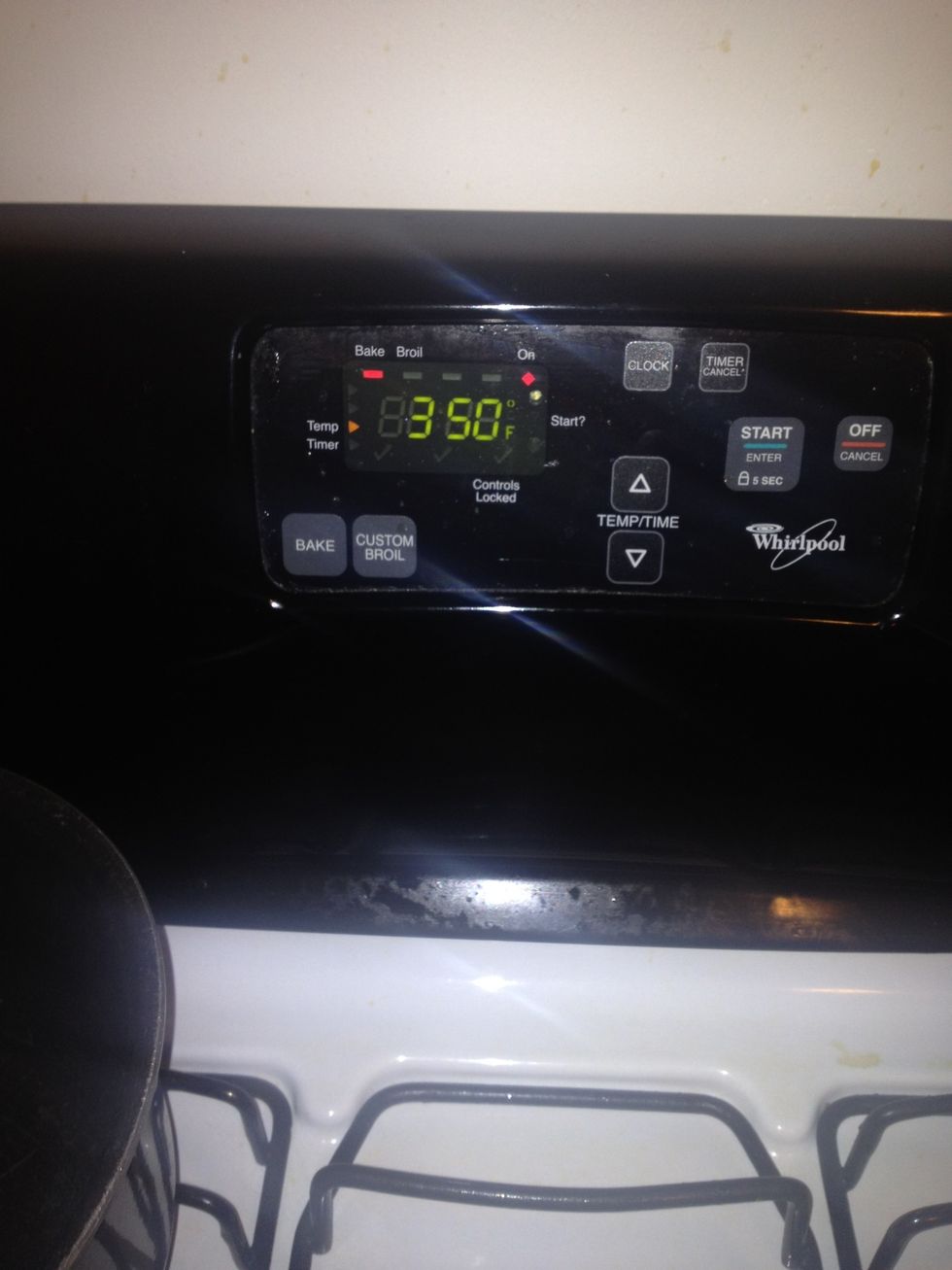 Pre heat oven to 350